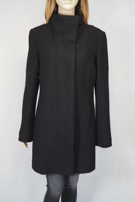 Kvalitný čierny kabát street one, street one,42
