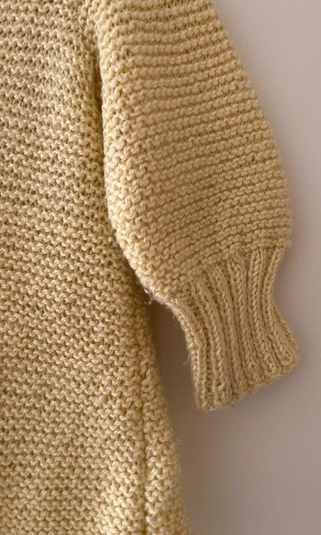 Žltý handmade unisex sveter, 98, 98
