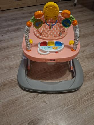 Chodítko new baby forest kingdom pink, 