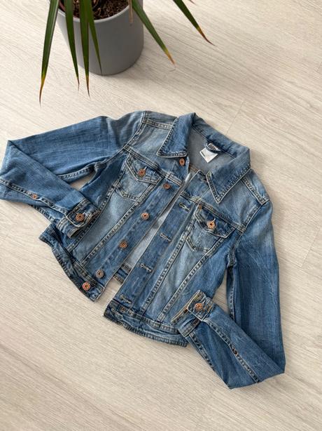 Krátka rifľová bunda, xs