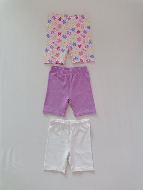 3x bavlnene cyklisticke šortky, kiki&koko,98