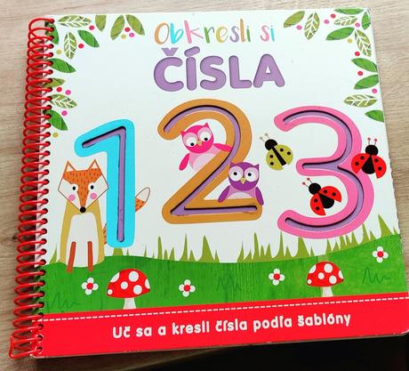 Kniha - obkresli si čísla, 