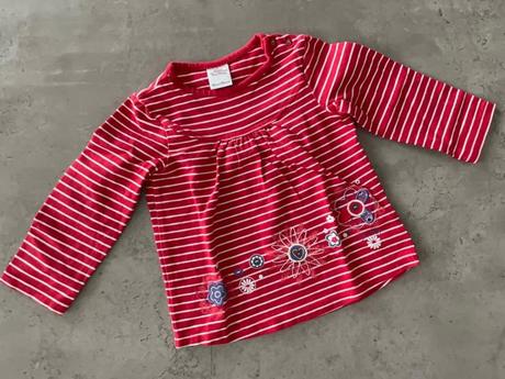 Cervene tričko s dlhym rukavom 68 soliver, s.oliver,68