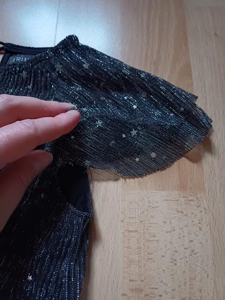 Krásne trblietave šaty, primark,116