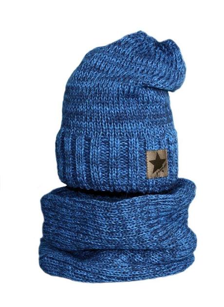 Chlapčenský set čiapka,nákrčník/mix farieb, 