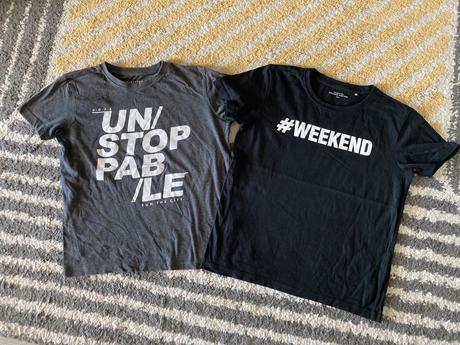 Tričká weekend a nápis, reserved,134