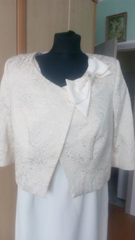 Splocenske šaty + bolerko, 46