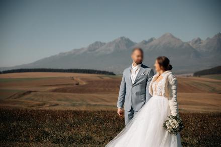 Svadobné šaty bellissima irian sam, 40