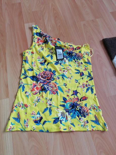 Ziarive tricko s s visackou, new look,164 / s