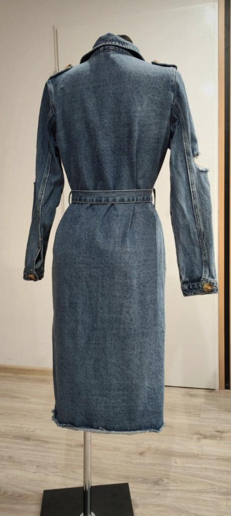 Dámsky riflovy kabát / saty, m