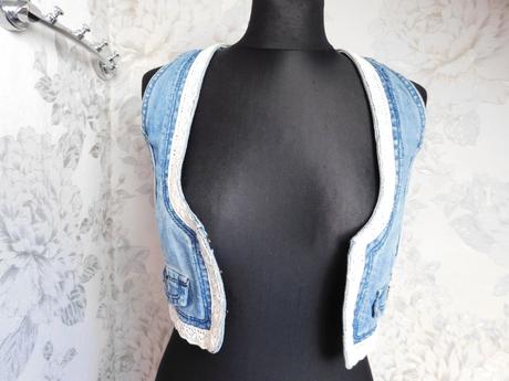 Pekna trendy riflova vesta, amisu,34