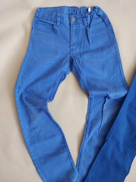 2x nohavice ..cena spolu, h&m,134