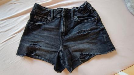 Riflové šortky, zara,158