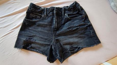 Riflové šortky, zara,158