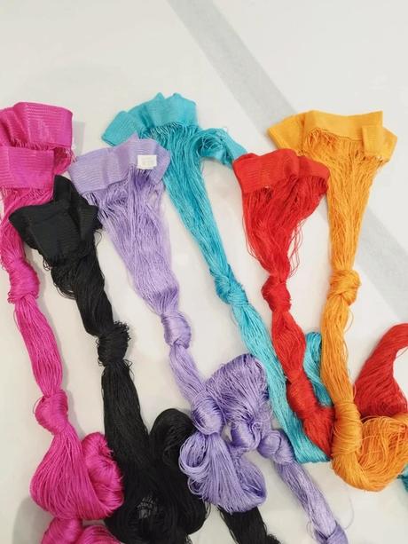 Závesy-zaclony šnurkové, 