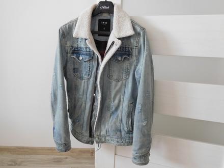 Riflová bunda pánska -s, s