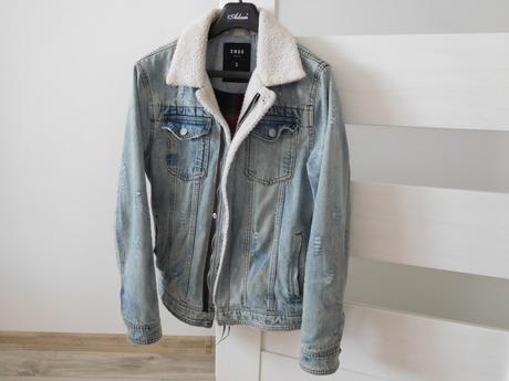 Riflová bunda pánska -s, s