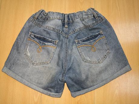 Riflove sortky s ozdobnymi kamienkami, denim co,146