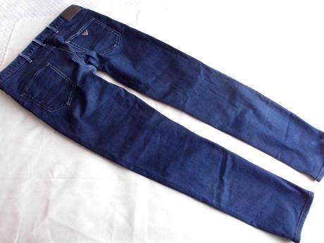 Slim tmavomodré s elastanom 34/34, armani,m