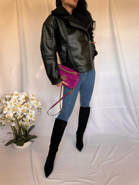 Zara - oversize moto bunda, zara,m