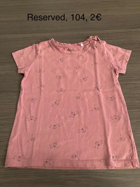 Tričko reserved, reserved,104