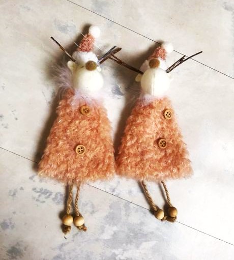 Vianočný naturálny sobík,