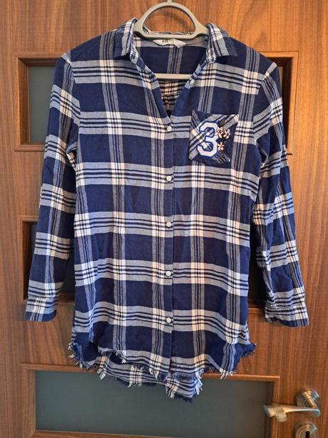 Košeľa predĺžená 152/158, h&m,152