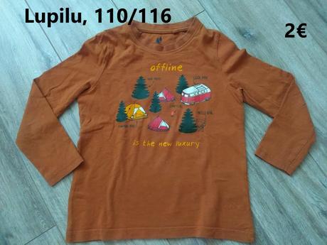 Tričko 110/116, lupilu,110