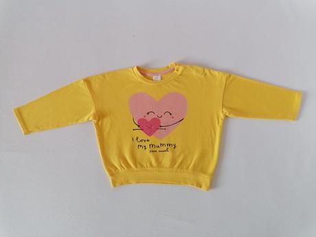 Mikina "i love my mummy sooo much", h&m,98