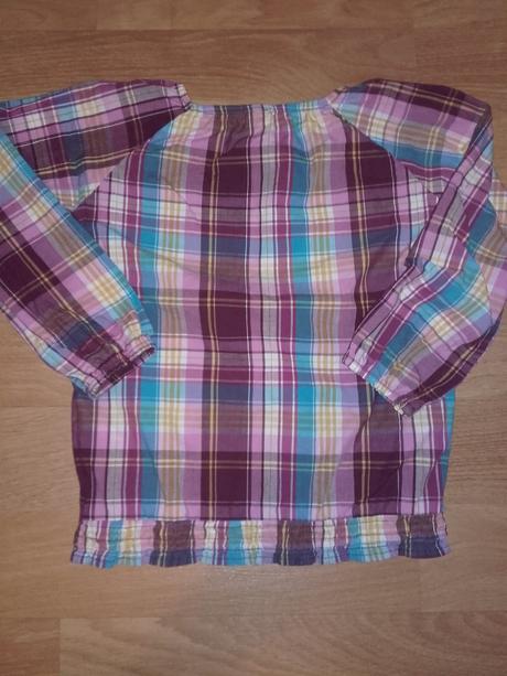 Károvaná košieľka s výšivkou, kiki&koko,122