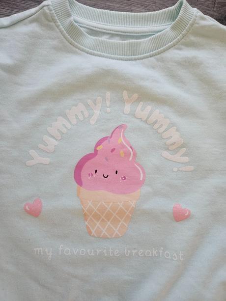 Tenká mikina so zmrzlinkou 104 zadarmo k nákupu, sinsay,104