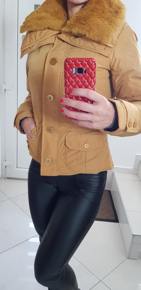 Calvin klein bunda s kožušinou, calvin klein,m