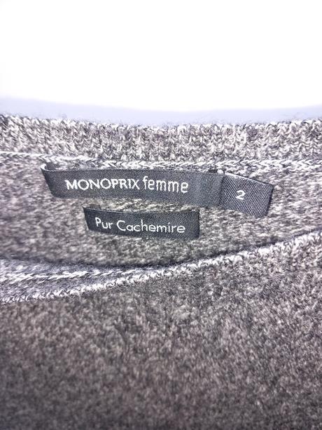 Kašmírový sveter monoprix 36/38/s/m, m