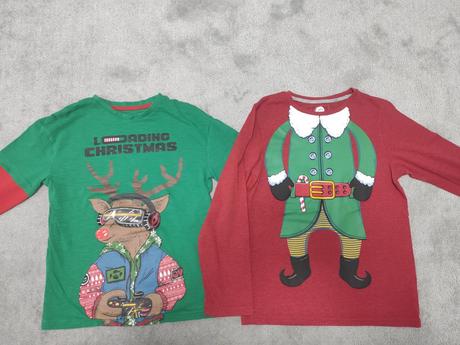Vianočné tričká 140/146, f&f,140
