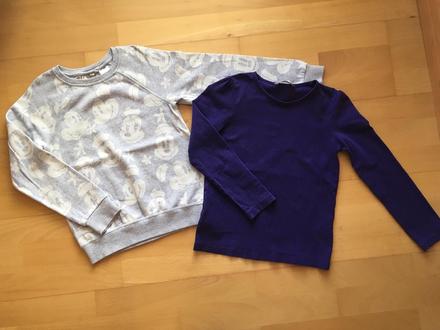 Mikina s minnie mouse +tricko lindex, next,116