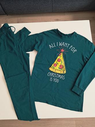 Pyzamko pizza v.146/152, h&m,152