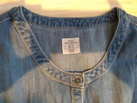 Riflové šaty, h&m,146