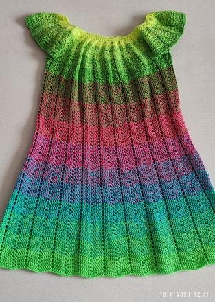 Krásne háčkované letné šaty, 122