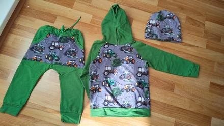 Súprava s čiapkou ( pre chlapca), 98