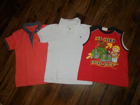 2x tričko +tielko, h&m,116