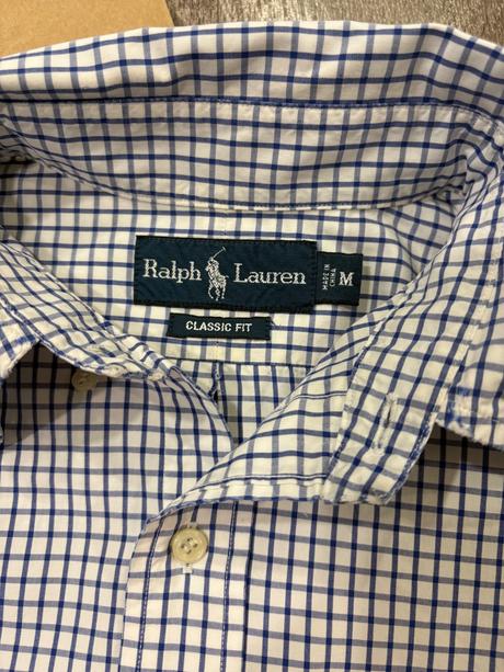 Ralph lauren štylova kockovana košela m, ralph lauren,m