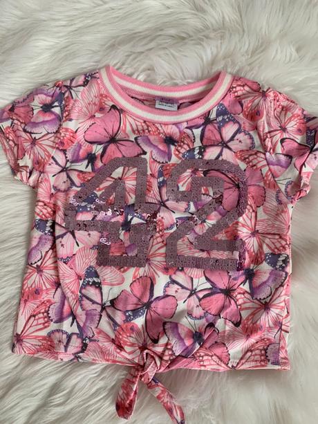 Motylikove tricko s flitrami, f&f,104