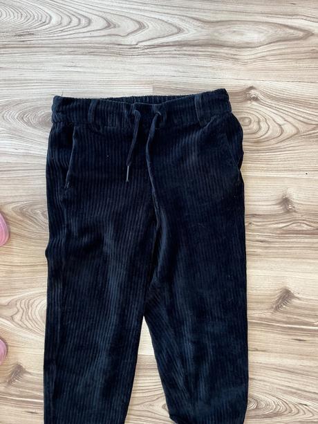 Čierne teplučké nohavice, m