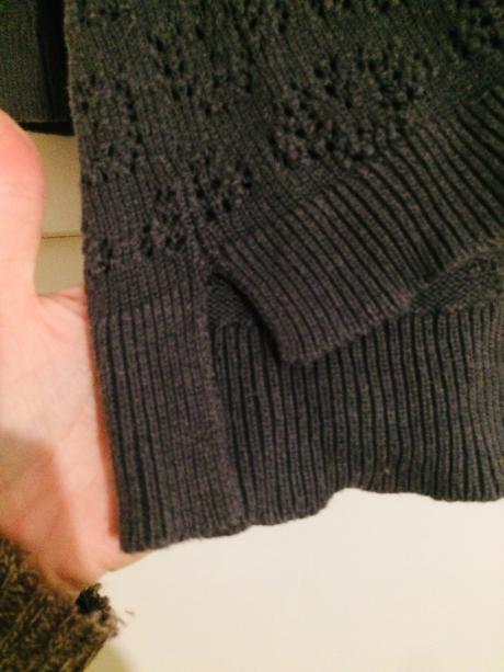 Sedy pulover so zipsom, h&m,m