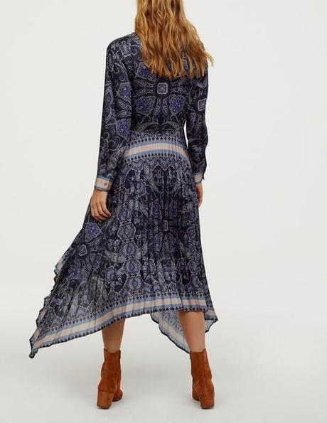 H&m, šaty s plisovanou sukňou, veľ.36, h&m,36