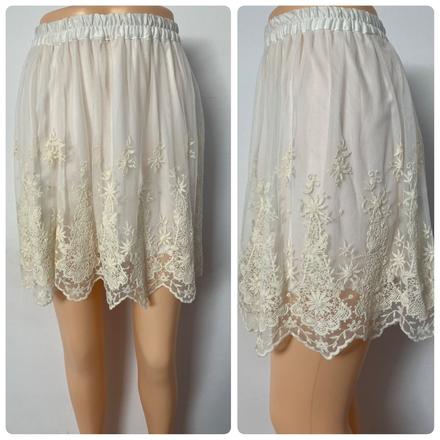 Sukňa s krajkou (xs), xs