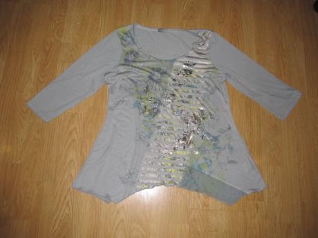 Šedé tričko v. 44, marks & spencer,44