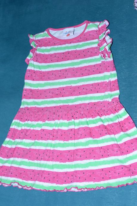 Melónikové šaty, topolino,110