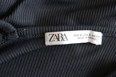 Čierny body top, zara, s, zara,s