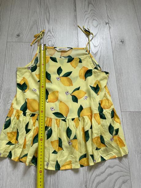 Citrónikový top, h&m,158